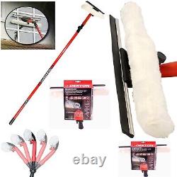 3.5m DektonTelescopic Window Glass Cleaner Cleaning Kit Wash Squeegee