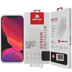 50 Pack Screen Protector For Apple iPhone 11PM XS Max Tempered Grip Flex Glass