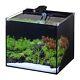 5 Gallon Fish Tank, Low Iron Rimless Glass Aquarium Starter Kits with Black