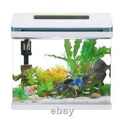 Betta Fish Tank 5 Gallon Self Cleaning Glass Small Aquarium Fish Tank Kit wit