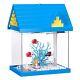 Betta Fish Tank for Aquarium 2 Gallon Small Glass Fish Tanks Kits with