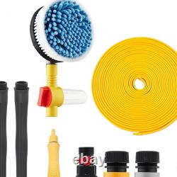 Car Cleaning Brush Kit Automatic Rotating Comfortable Scrubber for Glass