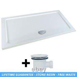 Walk In Shower Enclosure Wet Room Screen & 300mm Flipper Glass Panel Tray BS6206
